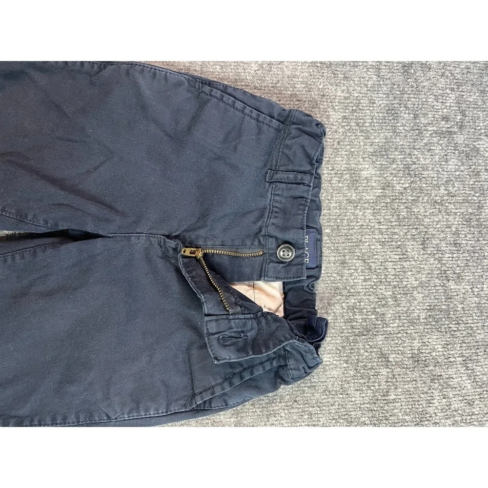 The Children's Place boys 6 navy chino shorts uniform classic prep minimalist